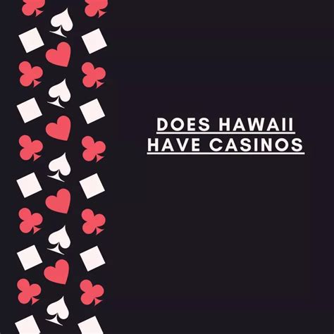 does hawaii have a casino